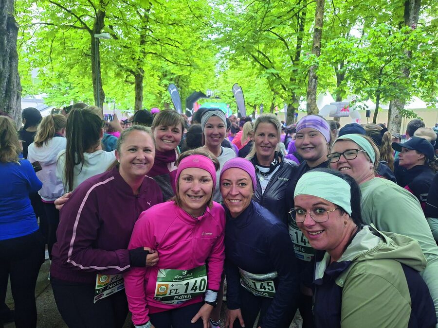 Die Damen des Vereins beim Frauenlauf in Salzburg
